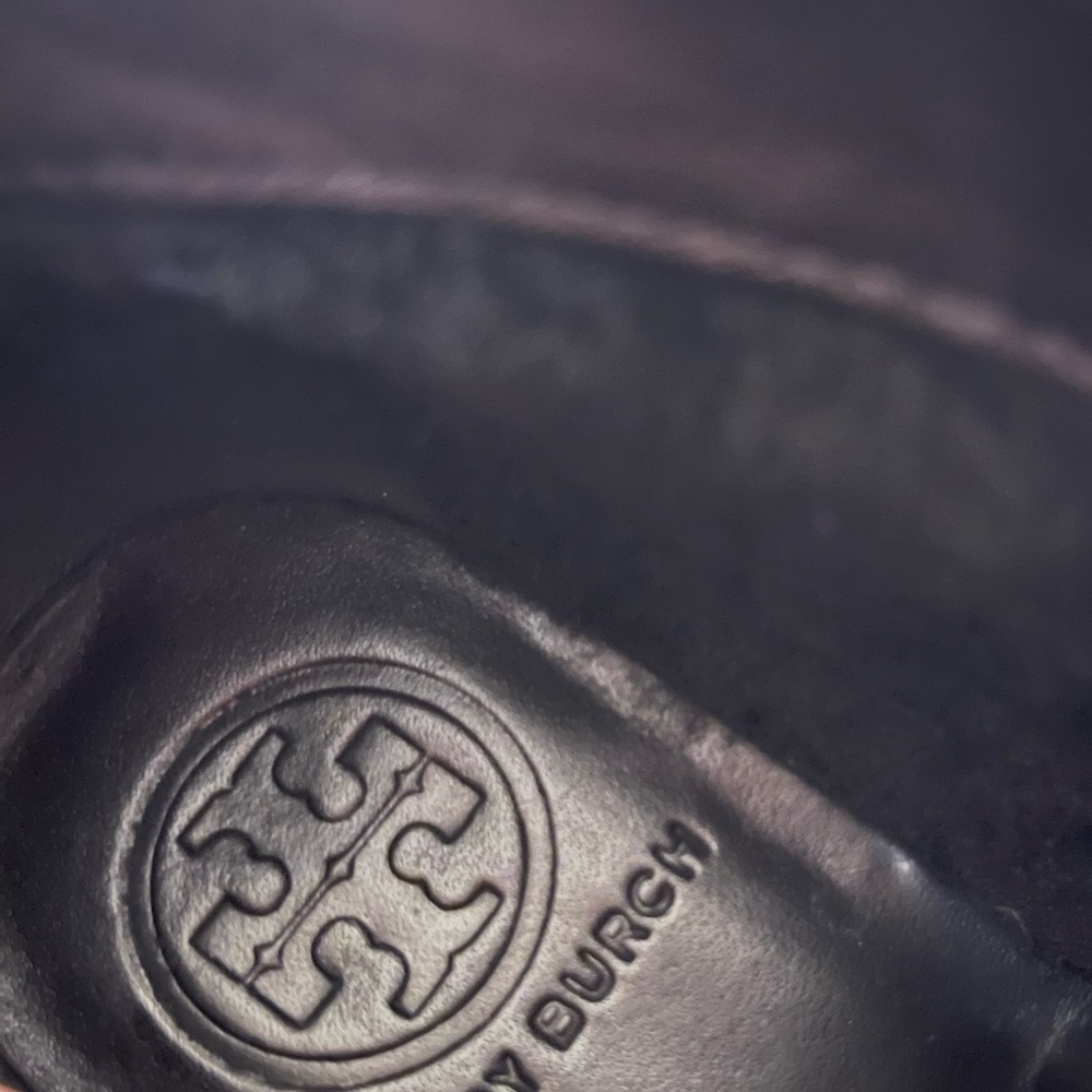 Tory Burch black suede Hilary heeled bootie - Picture 7 of 9